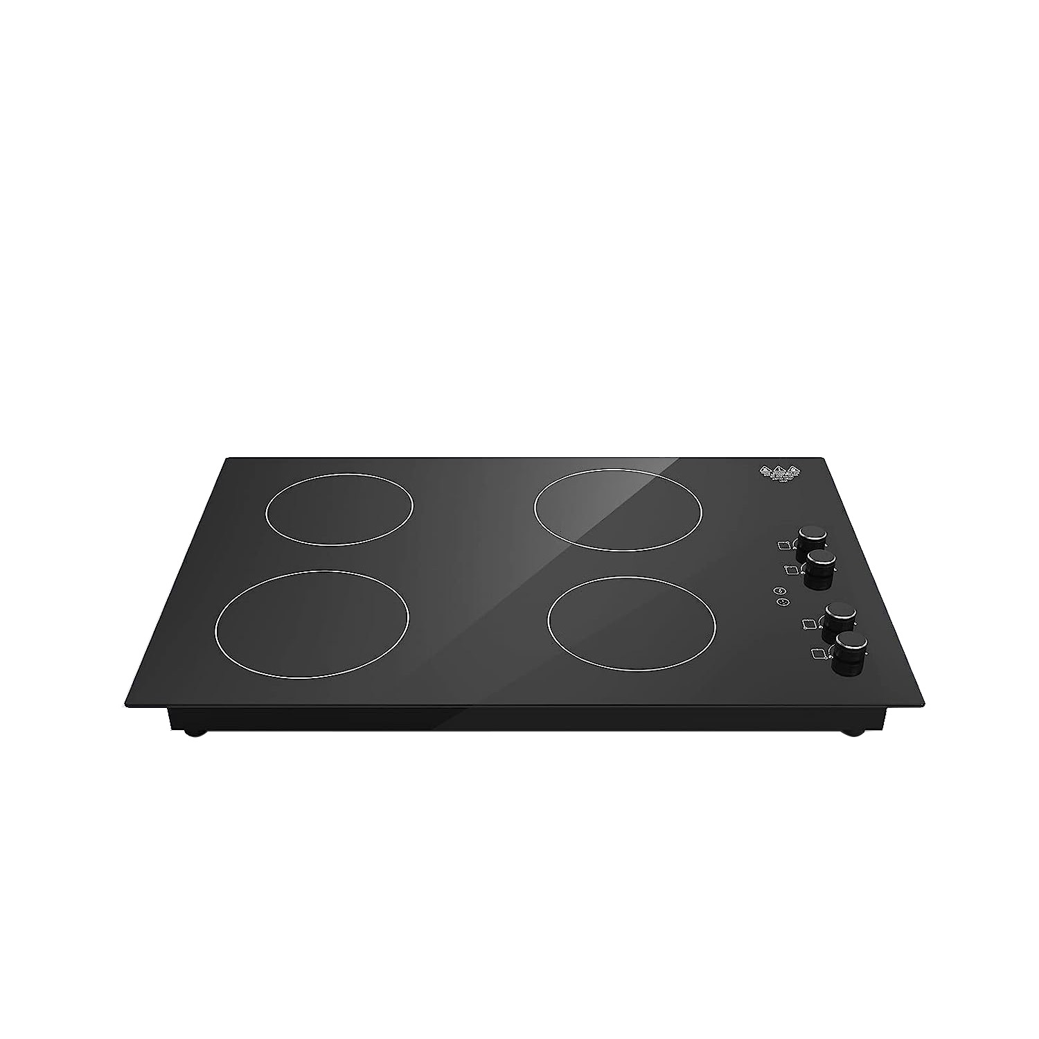 Induction Cooktop 30 Inch Built-in Induction Stove Top 4 Burner Electric Cooktop,220v Knob Control,Ceramic Glass Surface, 6000W Suitable for Magnetic Pans, without Plug