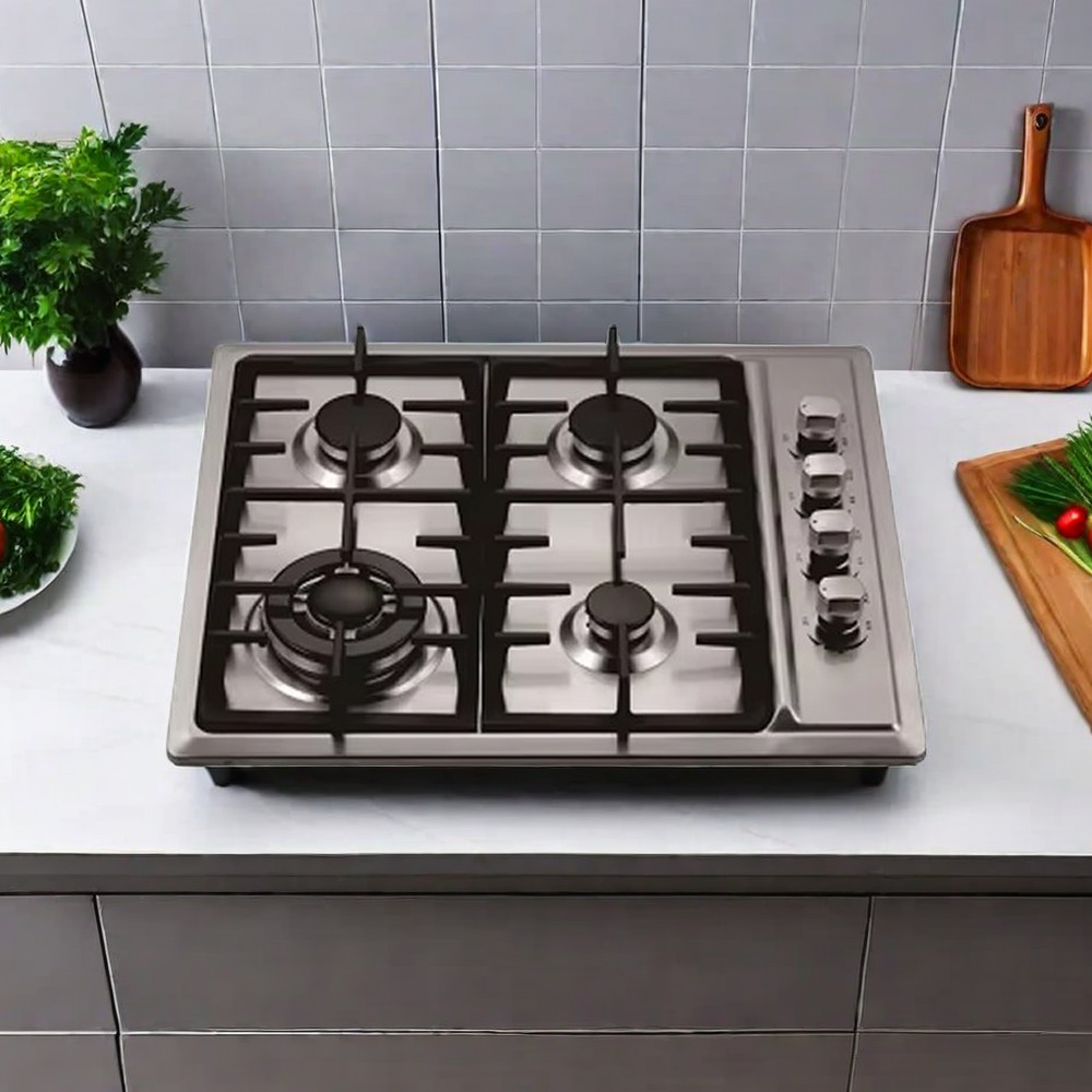 Hot Sale High Quality 4 Burner Stainless Steel Built-in Gas Stove, Best Selling Household Gas Cooker & Cooktop at Good Price