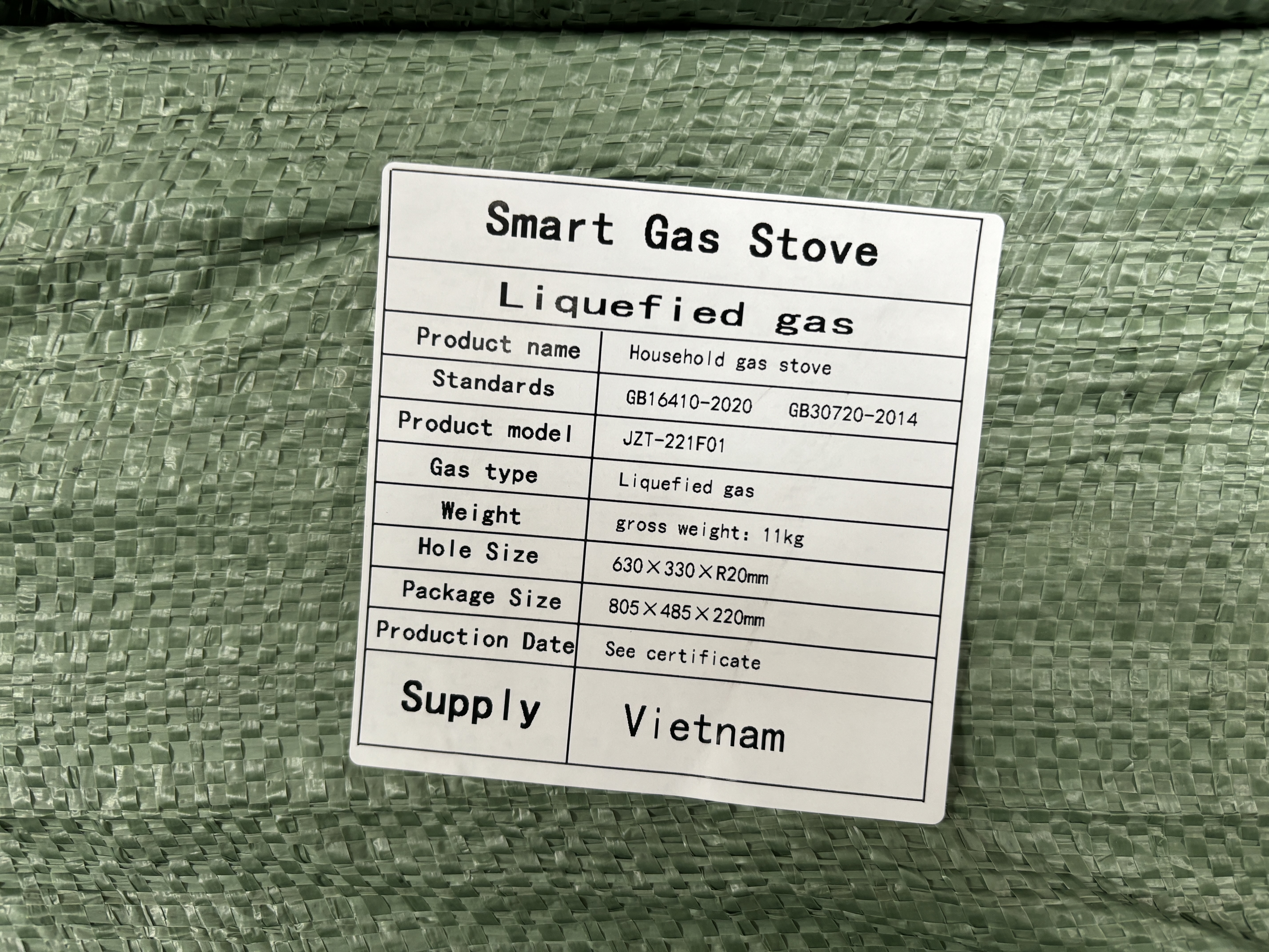 THREEMI gas stove factory